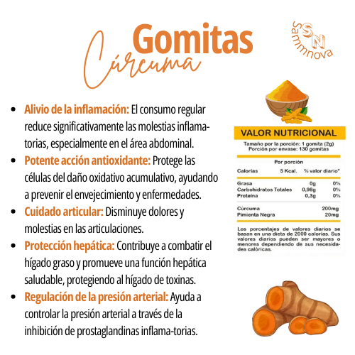 Gomitas Cúrcuma