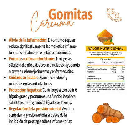 Gomitas Cúrcuma